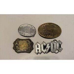 4 Belt Buckle AC/DC AMFAC And More